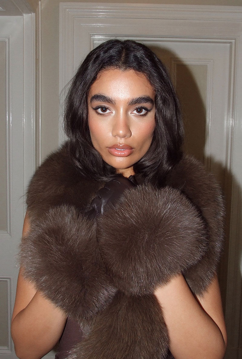 Fur Cuffs - Brown